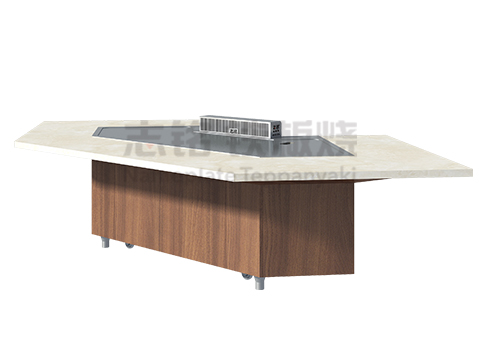 弓形（馬蹄形）鐵板燒設(shè)備 圖2