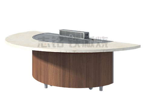 半圓形鐵板燒設(shè)備 圖2